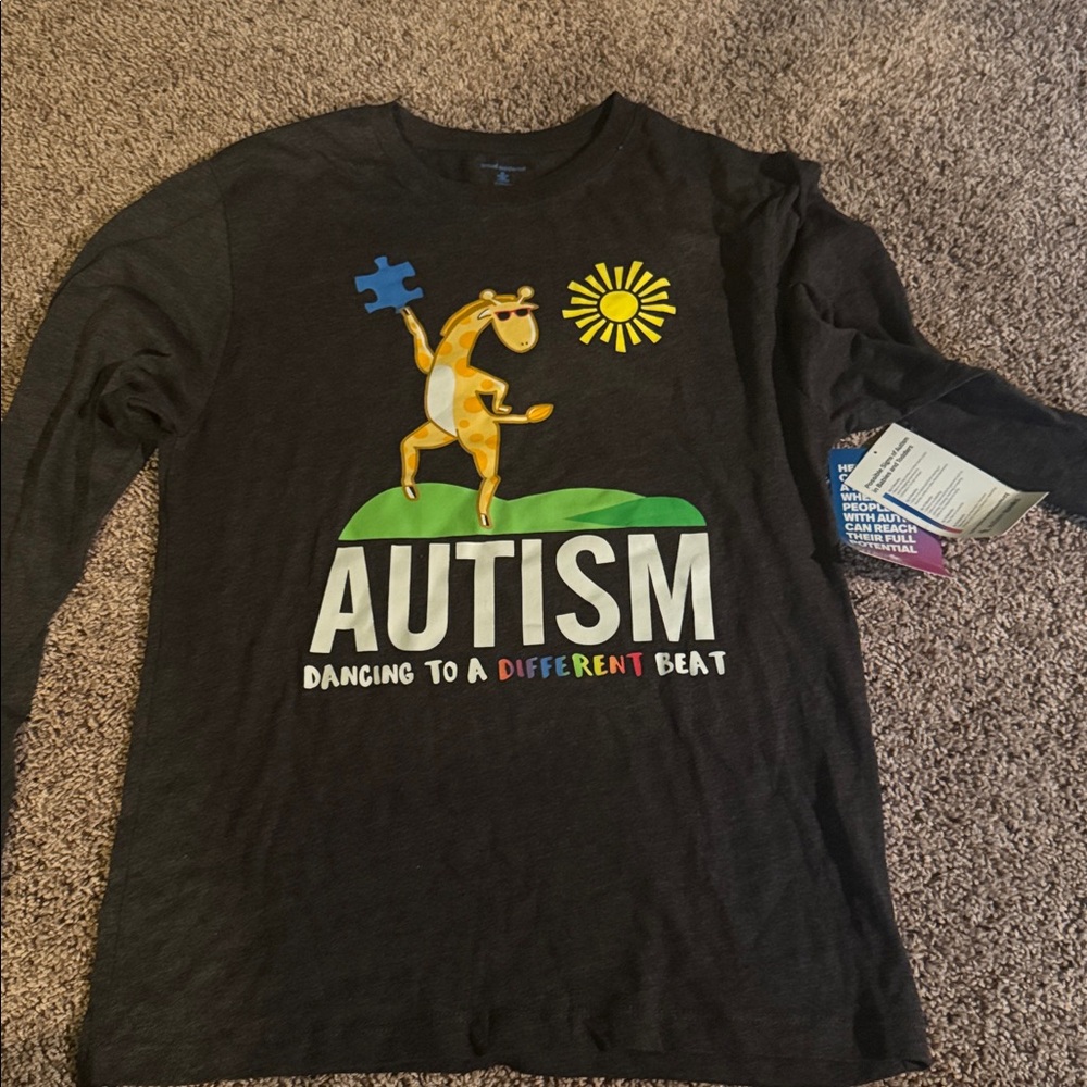 Autism Speaks- AutismAwareness Shirt - dark gray shirt